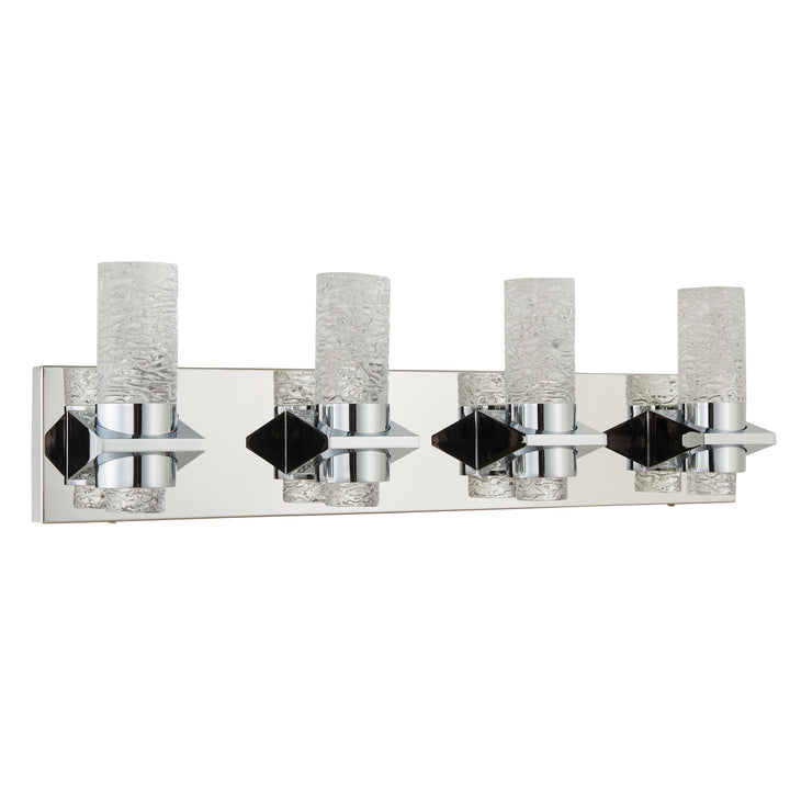 Abra Krypton 20074WV-CH Bath Vanity Light 26 in. wide - Chrome