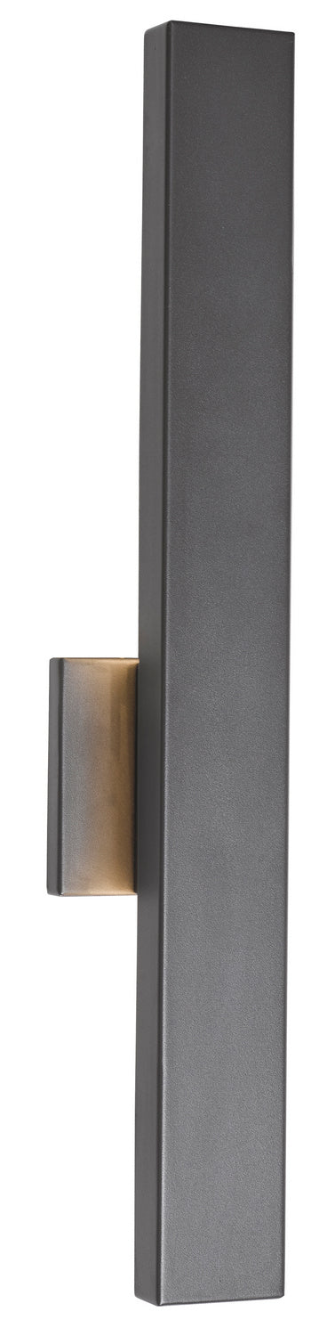 Abra Lighting 50001ODW-MB Yoga Led Wall Fixture Outdoor Black