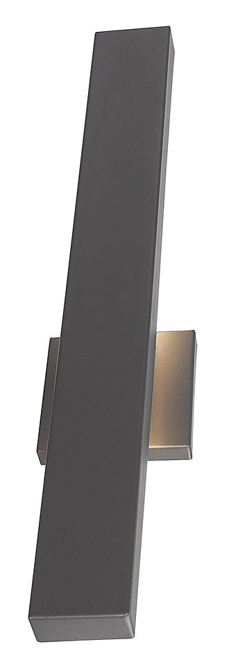 Abra Lighting 50001ODW-MB Yoga Led Wall Fixture Outdoor Black