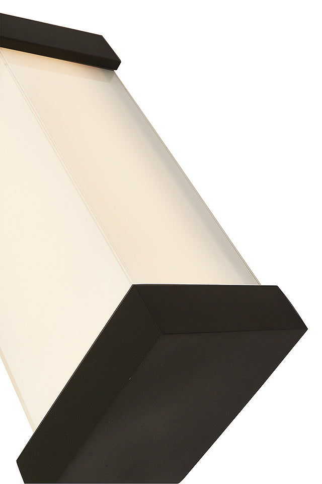 Abra Lighting 50012ODW-MB Loki Led Wall Fixture Outdoor Black