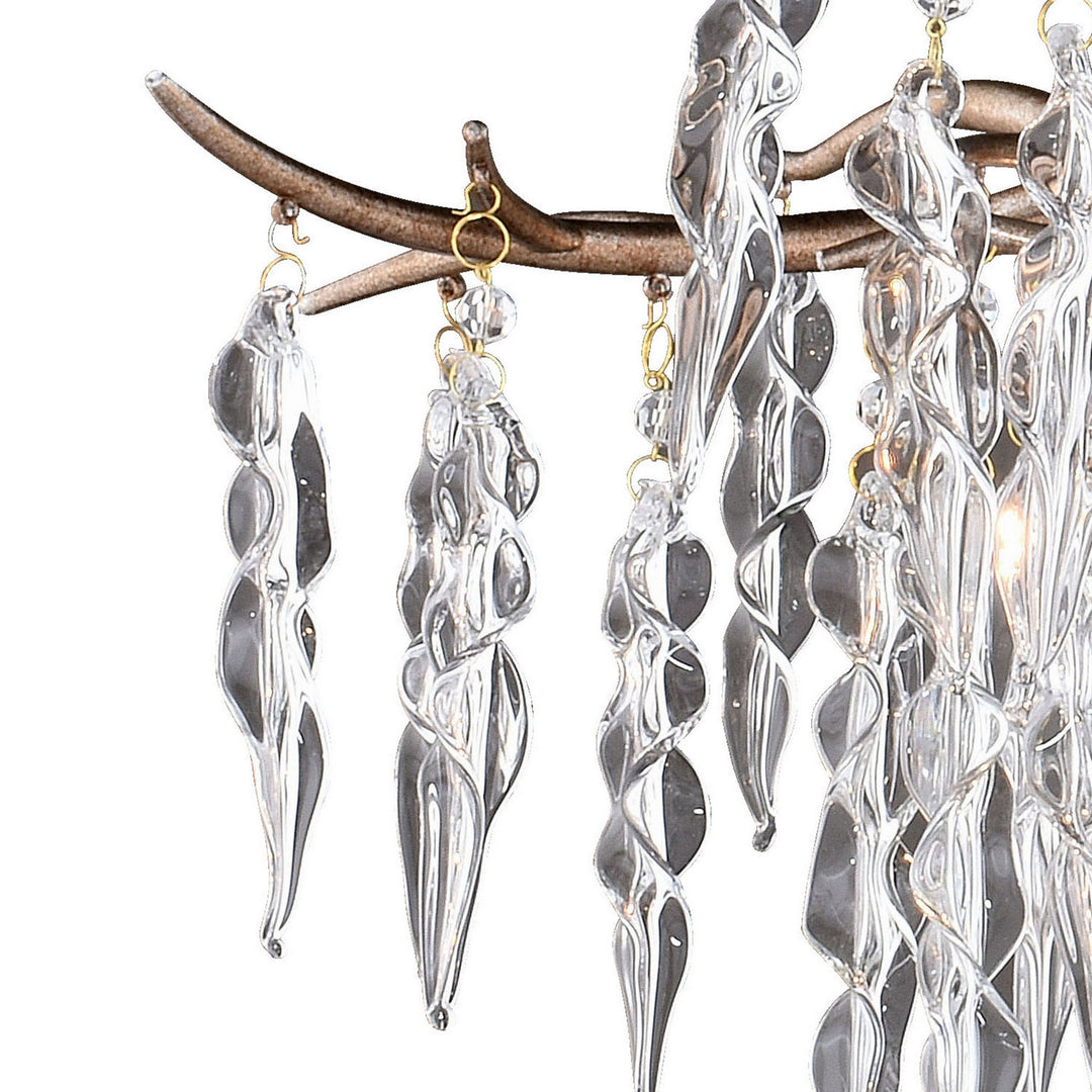Vaxcel Rainier H0230 Chandelier Light - Silver Mist
