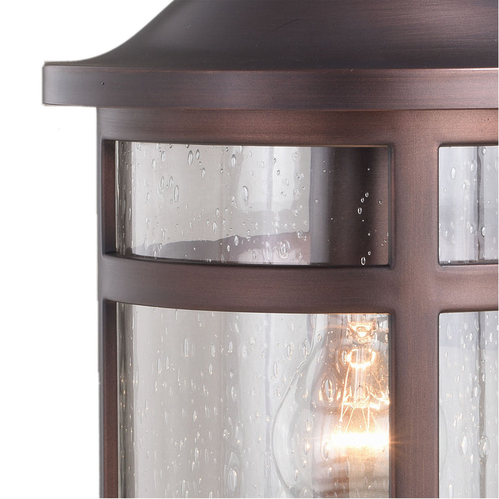 Vaxcel Lighting T0519 Southport One Light Outdoor Wall Mount Outdoor Bronze / Dark
