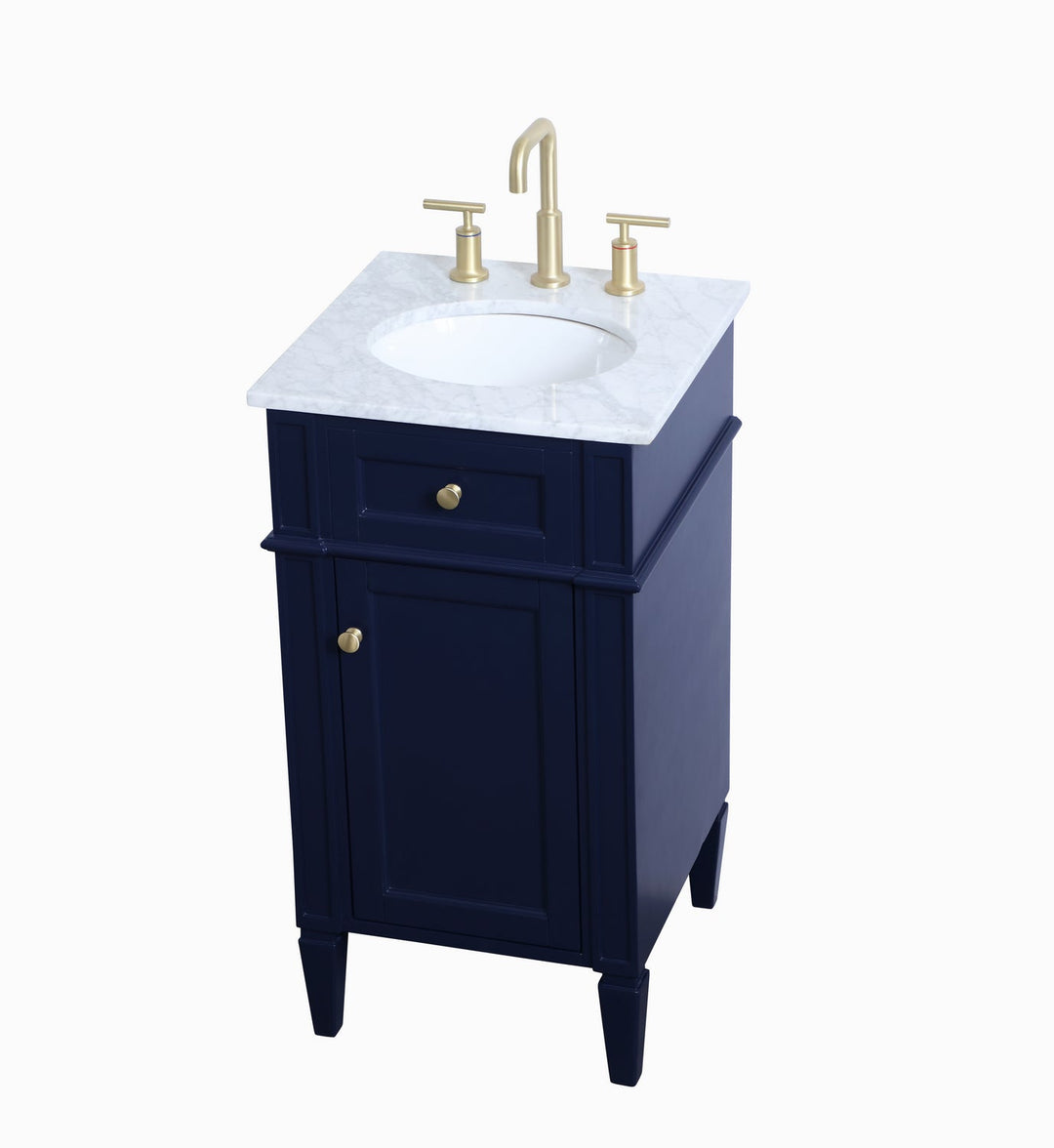 Elegant Lighting VF12518BL  Park Avenue Plumbing Blue