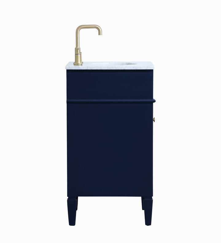 Elegant Lighting VF12518BL  Park Avenue Plumbing Blue