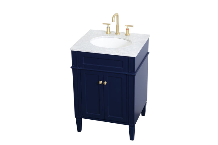 Elegant Lighting VF12524BL  Park Avenue Plumbing Blue