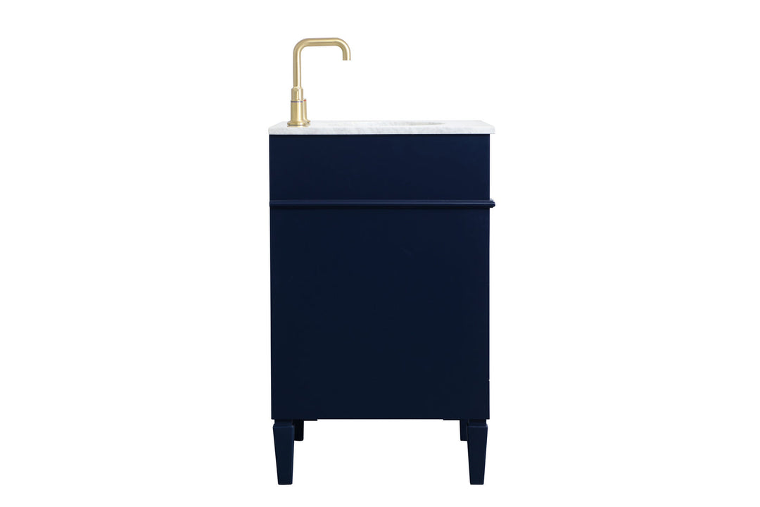 Elegant Lighting VF12524BL  Park Avenue Plumbing Blue