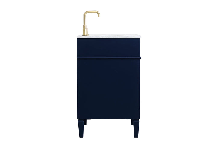 Elegant Lighting VF12524BL  Park Avenue Plumbing Blue