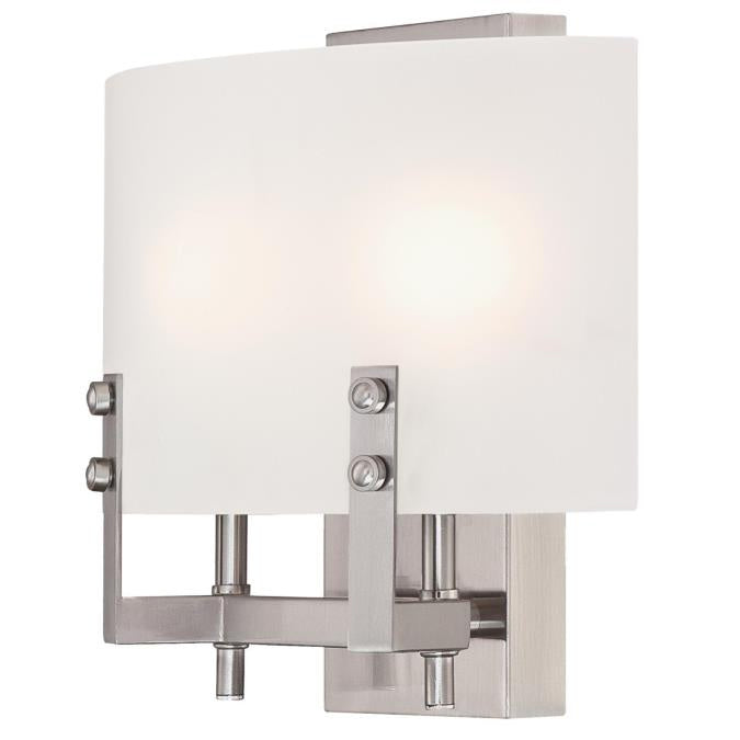 Westinghouse Enzo James 6369600 Wall Sconce Light - Brushed Nickel