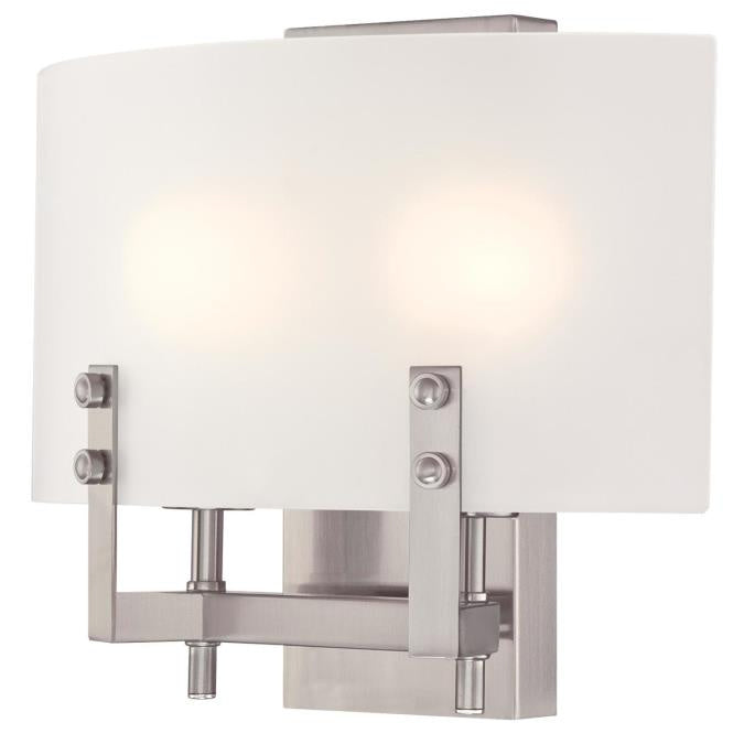 Westinghouse Enzo James 6369600 Wall Sconce Light - Brushed Nickel