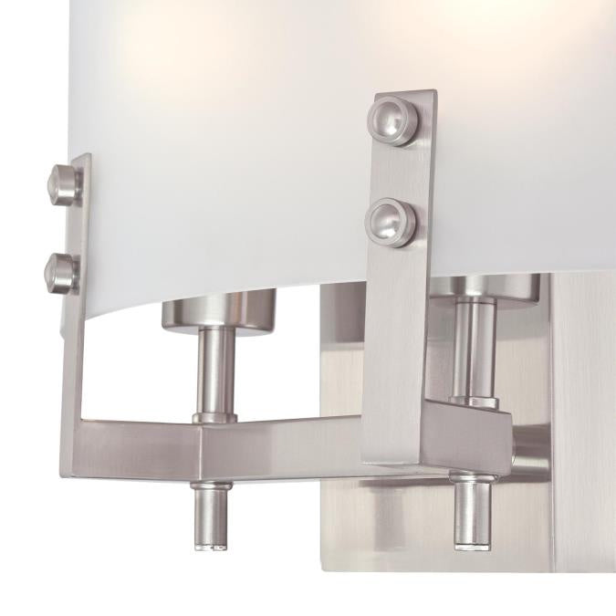 Westinghouse Enzo James 6369600 Wall Sconce Light - Brushed Nickel