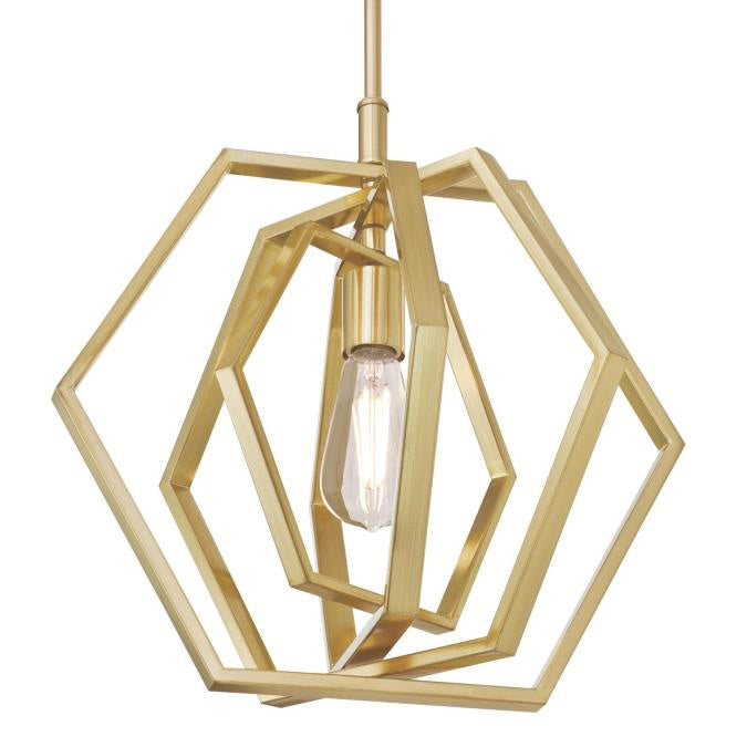 Westinghouse Holly 6369700 Pendant Light - Champagne Brass