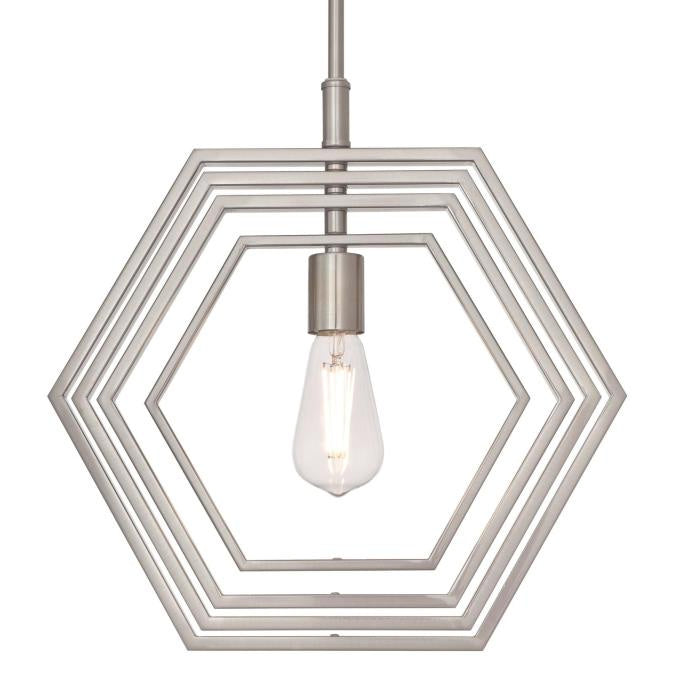 Westinghouse Holly 6369800 Pendant Light - Brushed Nickel