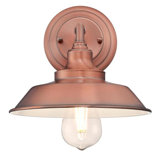 Westinghouse Iron Hill 6370400 Wall Sconce Light - Washed Copper