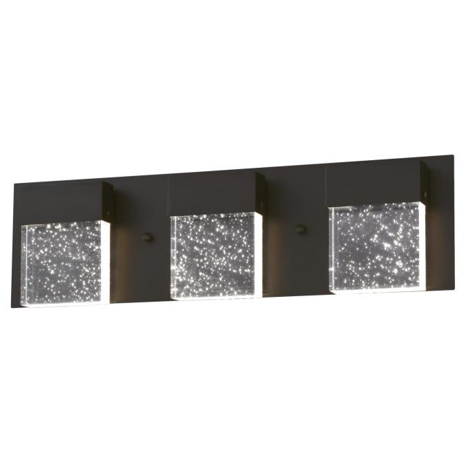 Westinghouse Cava Ii 6372600 Bath Vanity Light 7 in. wide - Matte Black