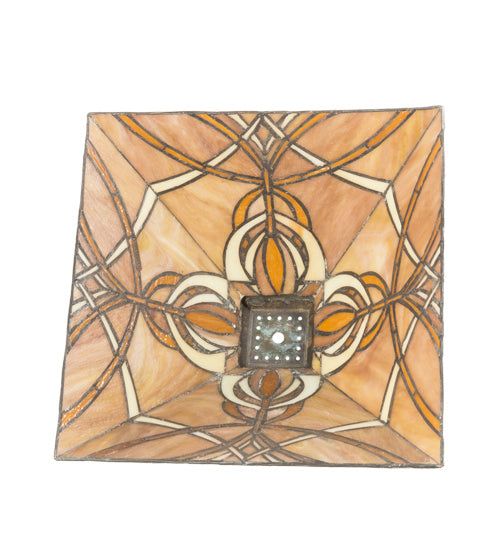 Meyda Tiffany Lighting 156822 Glasgow Bungalow Shade Lamp Shade Bronze / Dark