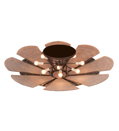 Meyda Tiffany Metro Fusion 197621 Ceiling Light - Mahogany Bronze