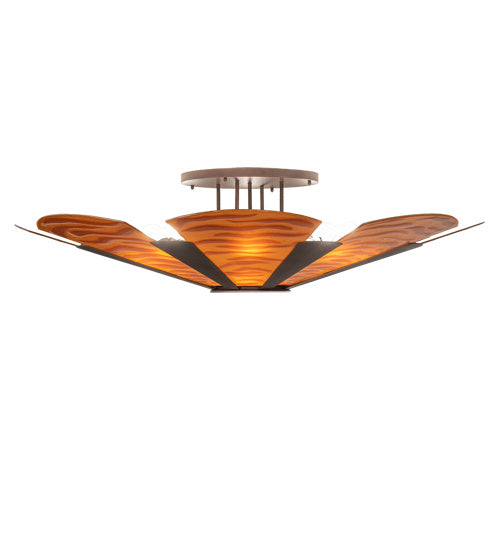 Meyda Tiffany Metro Fusion 197621 Ceiling Light - Mahogany Bronze