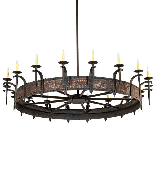 Meyda Tiffany Costello 211291 Chandelier Light - Copper