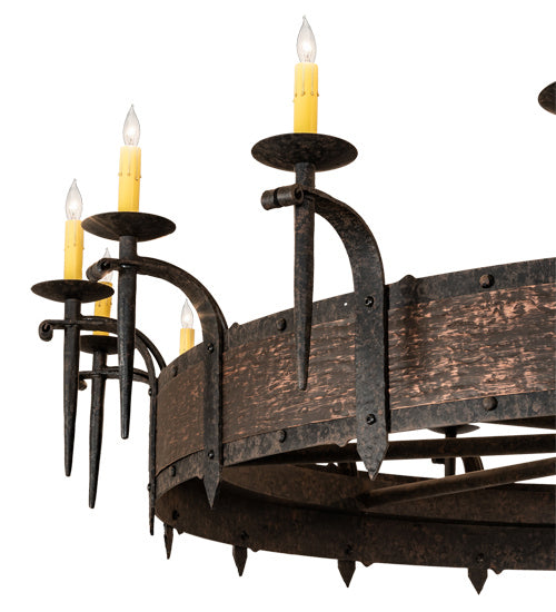 Meyda Tiffany Costello 211291 Chandelier Light - Copper