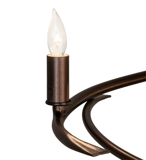 Meyda Tiffany Cyclone 214928 Ceiling Light - Mahogany Bronze