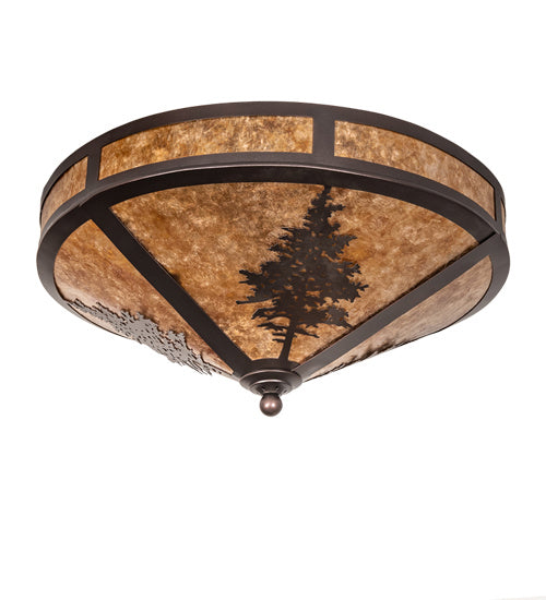 Meyda Tiffany Tamarack 217917 Ceiling Light - Mahogany Bronze