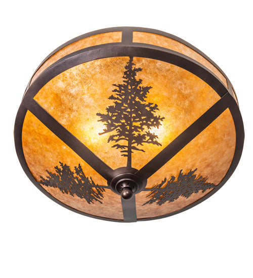 Meyda Tiffany Tamarack 217917 Ceiling Light - Mahogany Bronze