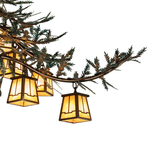 Meyda Tiffany Pine Branch 218222 Chandelier Light - Antique Copper