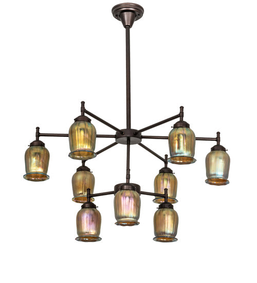 Meyda Tiffany Revival 221336 Chandelier Light - Mahogany Bronze