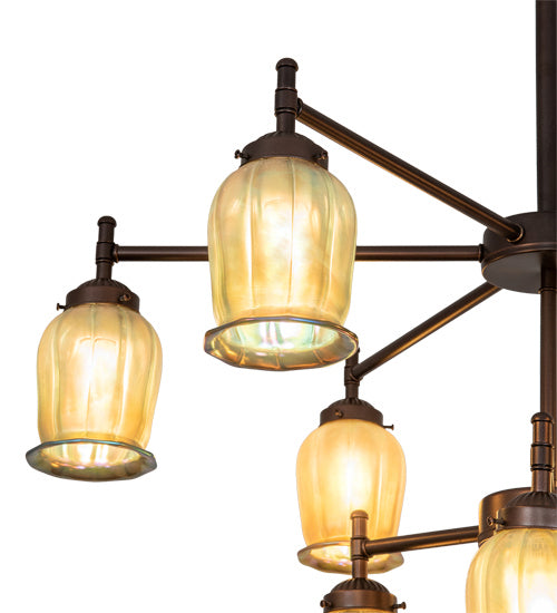 Meyda Tiffany Revival 221336 Chandelier Light - Mahogany Bronze