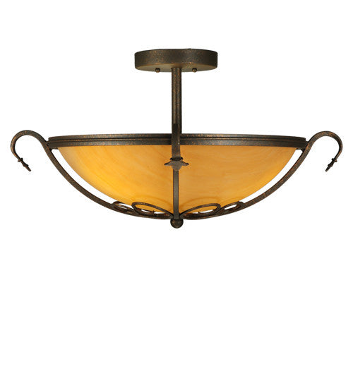 2nd Avenue Alaine 871297.24.12H.261U Ceiling Light - Gilded Tobacco