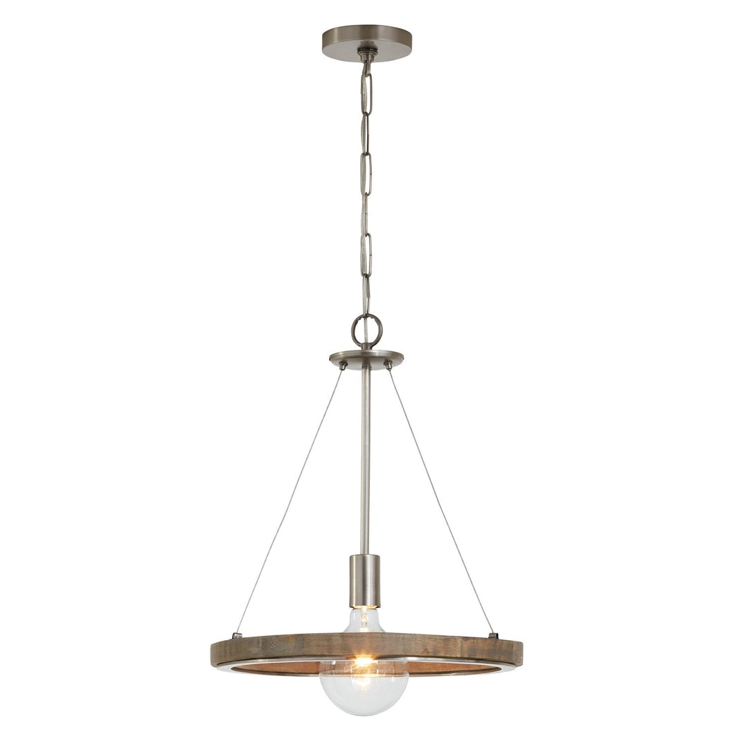 Capital Dunlap 336212GN Pendant Light - Grey Wash and Matte Nickel