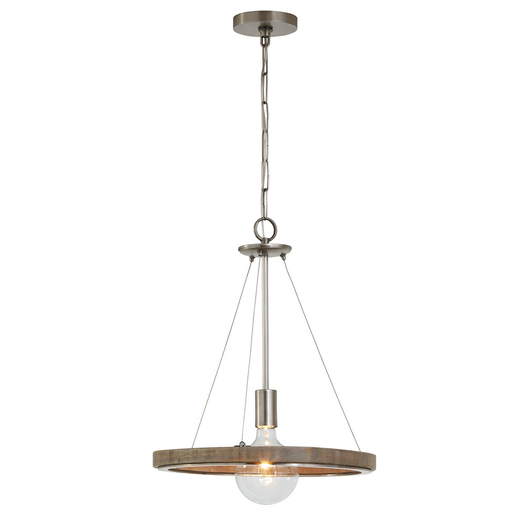 Capital Dunlap 336212GN Pendant Light - Grey Wash and Matte Nickel