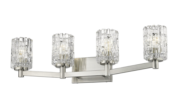 Z-Lite Aubrey 1931-4V-BN Bath Vanity Light 32 in. wide - Brushed Nickel