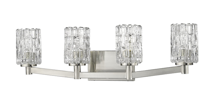 Z-Lite Aubrey 1931-4V-BN Bath Vanity Light 32 in. wide - Brushed Nickel