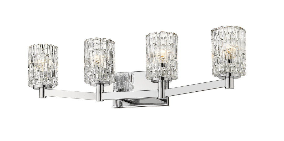 Z-Lite Aubrey 1931-4V-CH Bath Vanity Light 32 in. wide - Chrome