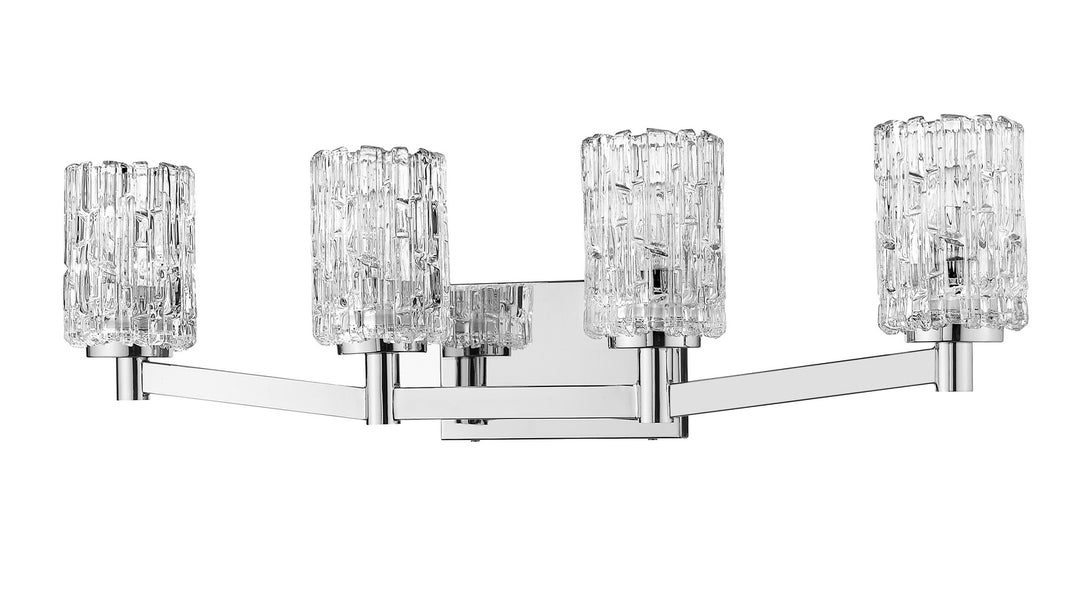 Z-Lite Aubrey 1931-4V-CH Bath Vanity Light 32 in. wide - Chrome