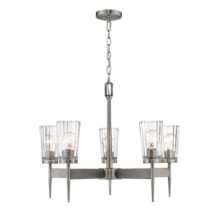 Z-Lite Flair 1932-5AN Chandelier Light - Antique Nickel
