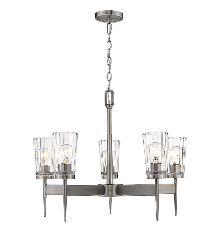 Z-Lite Flair 1932-5AN Chandelier Light - Antique Nickel