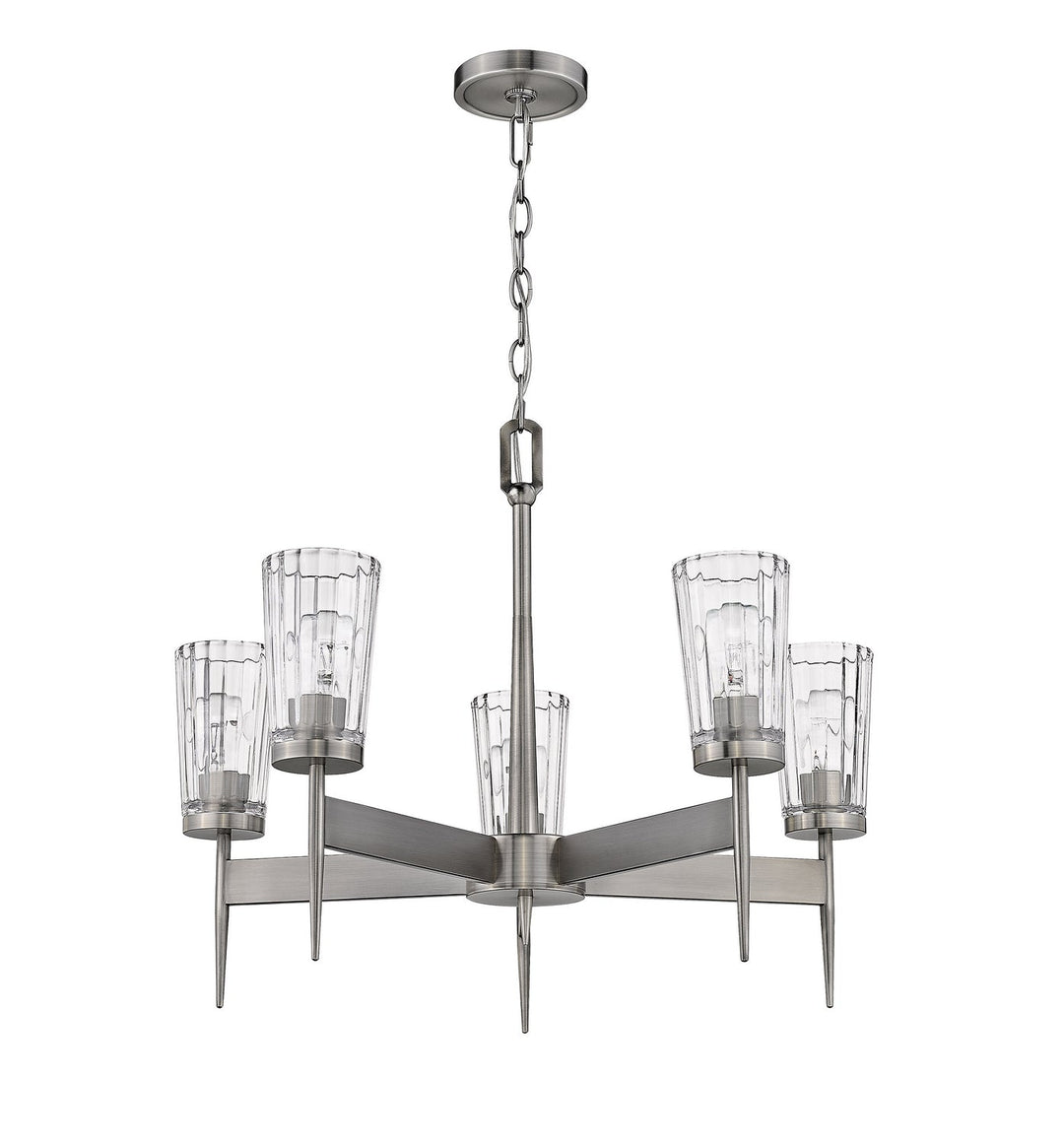 Z-Lite Flair 1932-5AN Chandelier Light - Antique Nickel