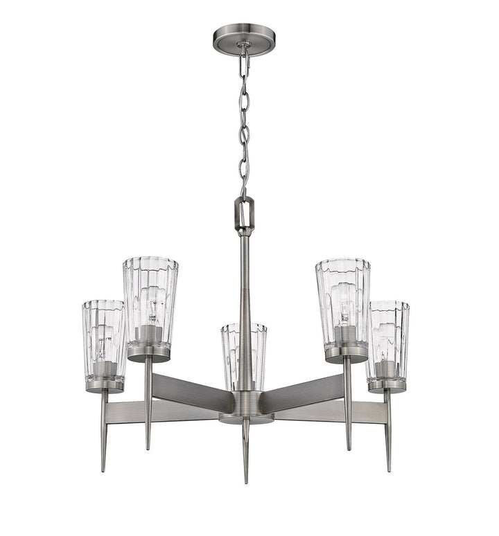 Z-Lite Flair 1932-5AN Chandelier Light - Antique Nickel