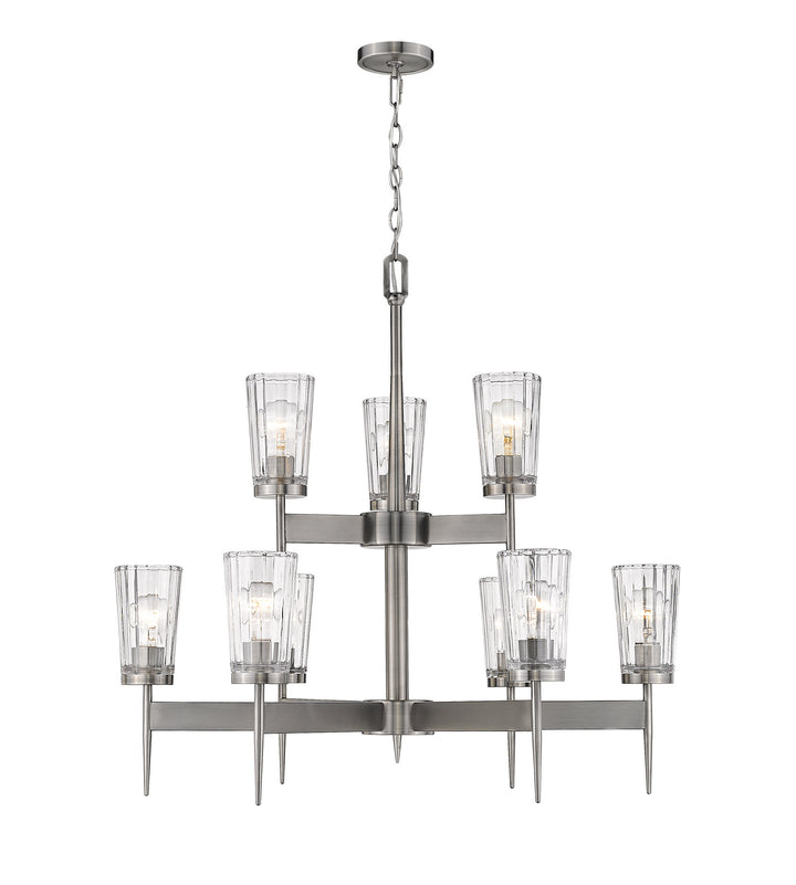 Z-Lite Flair 1932-9AN Chandelier Light - Antique Nickel