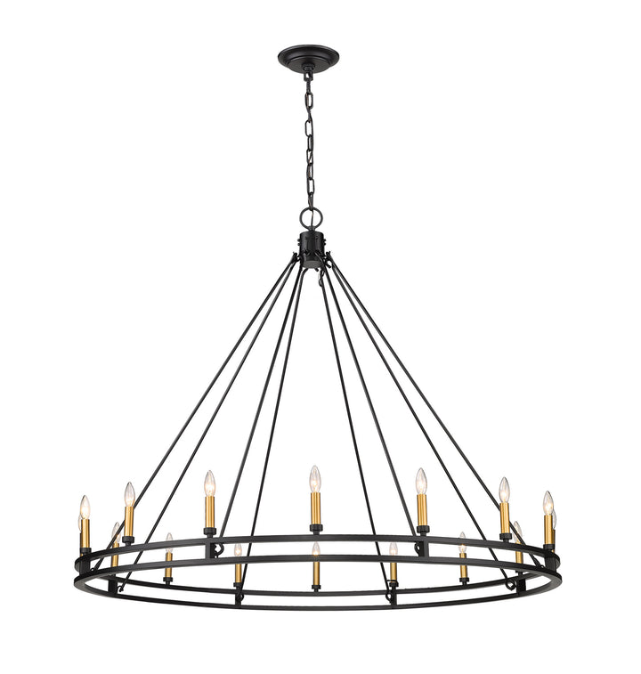 Z-Lite Dennison 4005-16MB Chandelier Light - Matte Black