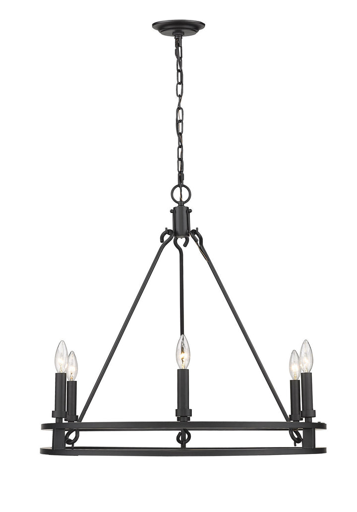 Z-Lite Dennison 4005-6MB Chandelier Light - Matte Black