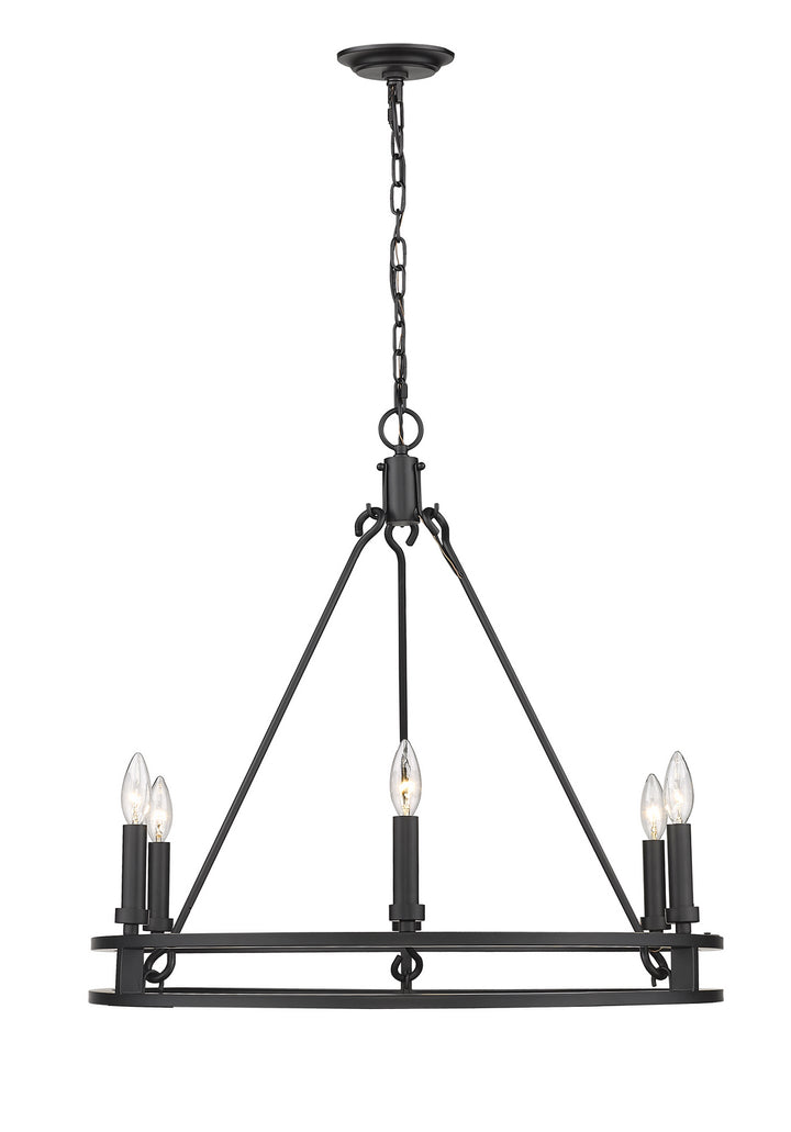 Z-Lite Dennison 4005-6MB Chandelier Light - Matte Black