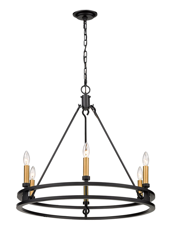 Z-Lite Dennison 4005-6MB Chandelier Light - Matte Black