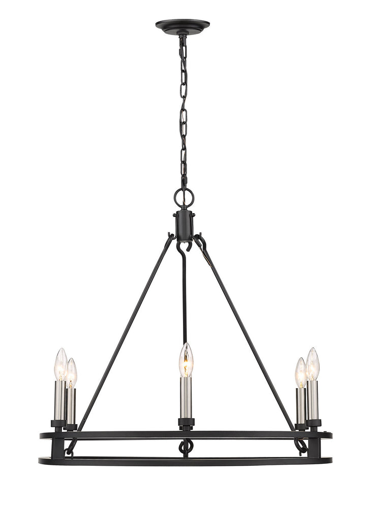 Z-Lite Dennison 4005-6MB Chandelier Light - Matte Black