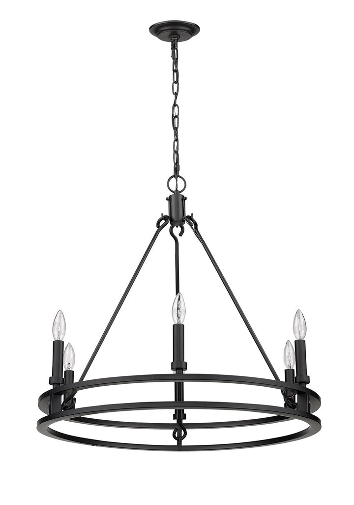 Z-Lite Dennison 4005-6MB Chandelier Light - Matte Black