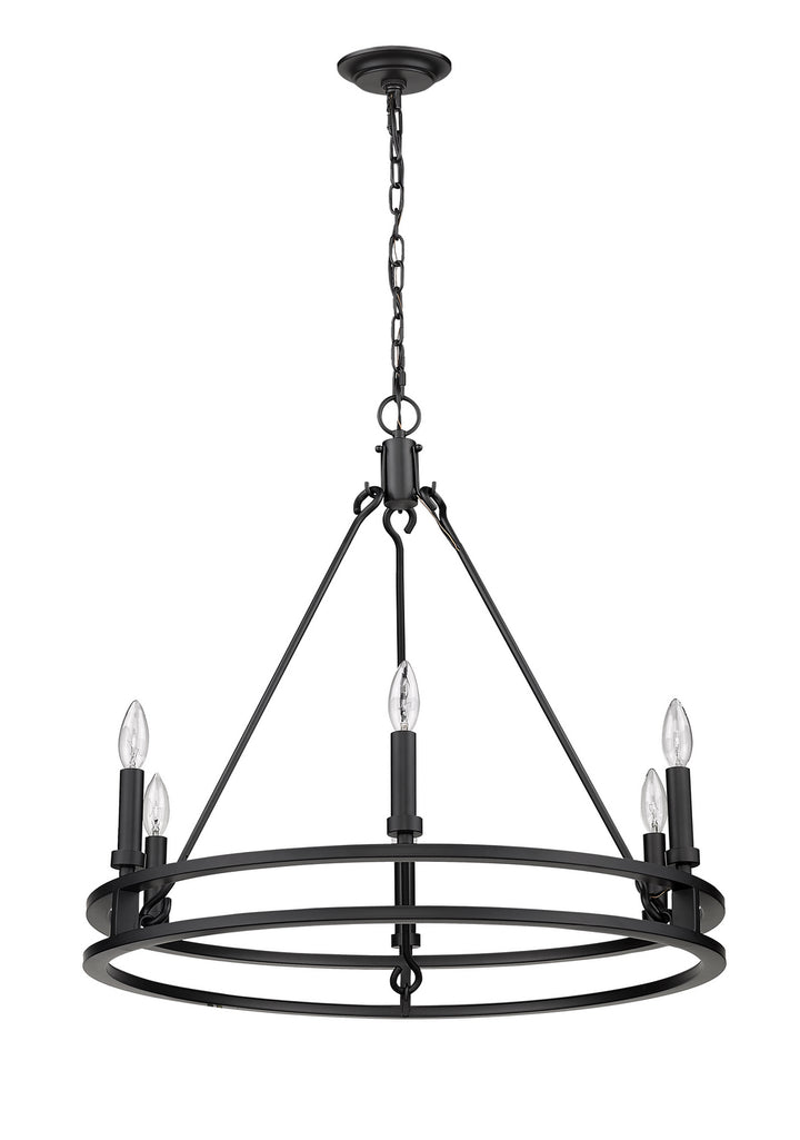 Z-Lite Dennison 4005-6MB Chandelier Light - Matte Black