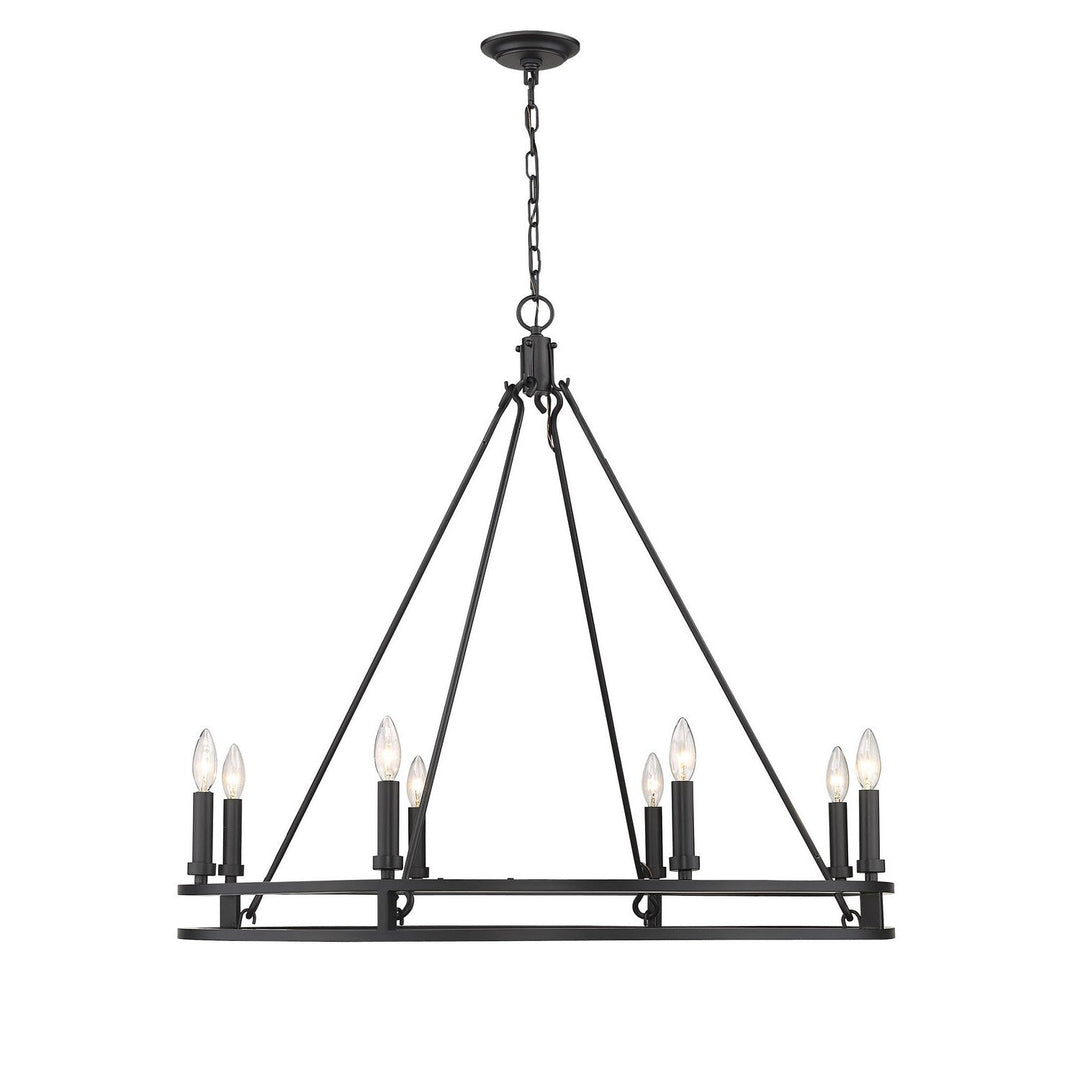 Z-Lite Dennison 4005-8MB Chandelier Light - Matte Black