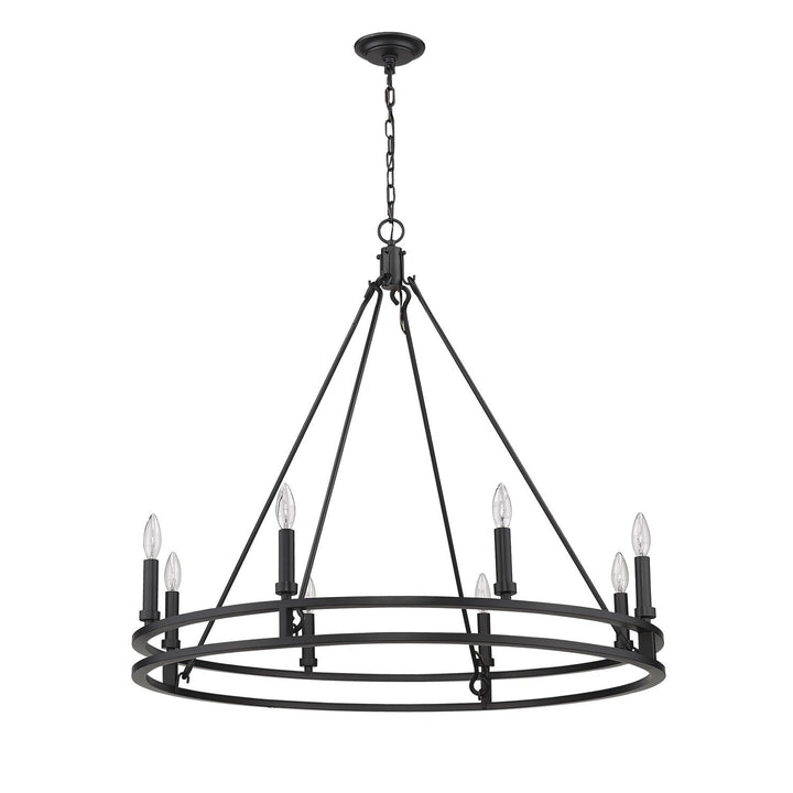 Z-Lite Dennison 4005-8MB Chandelier Light - Matte Black